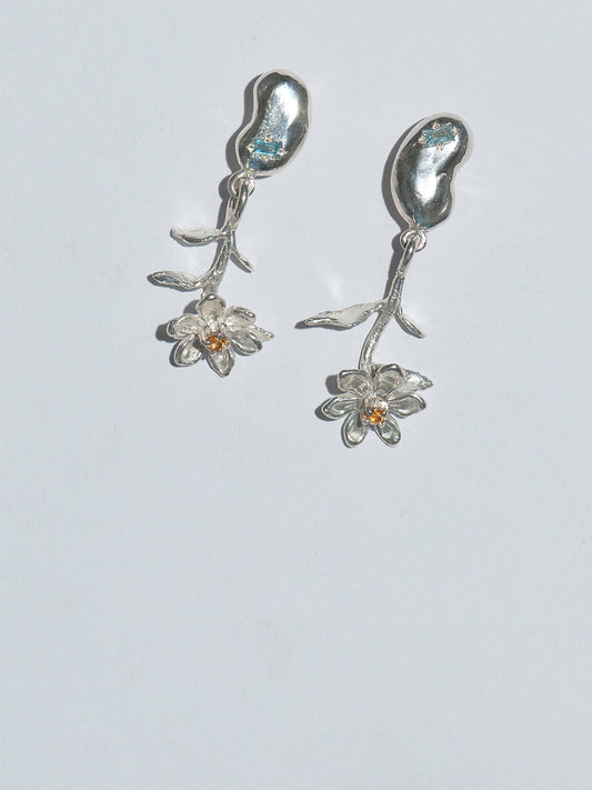 Flower Bean Earrings