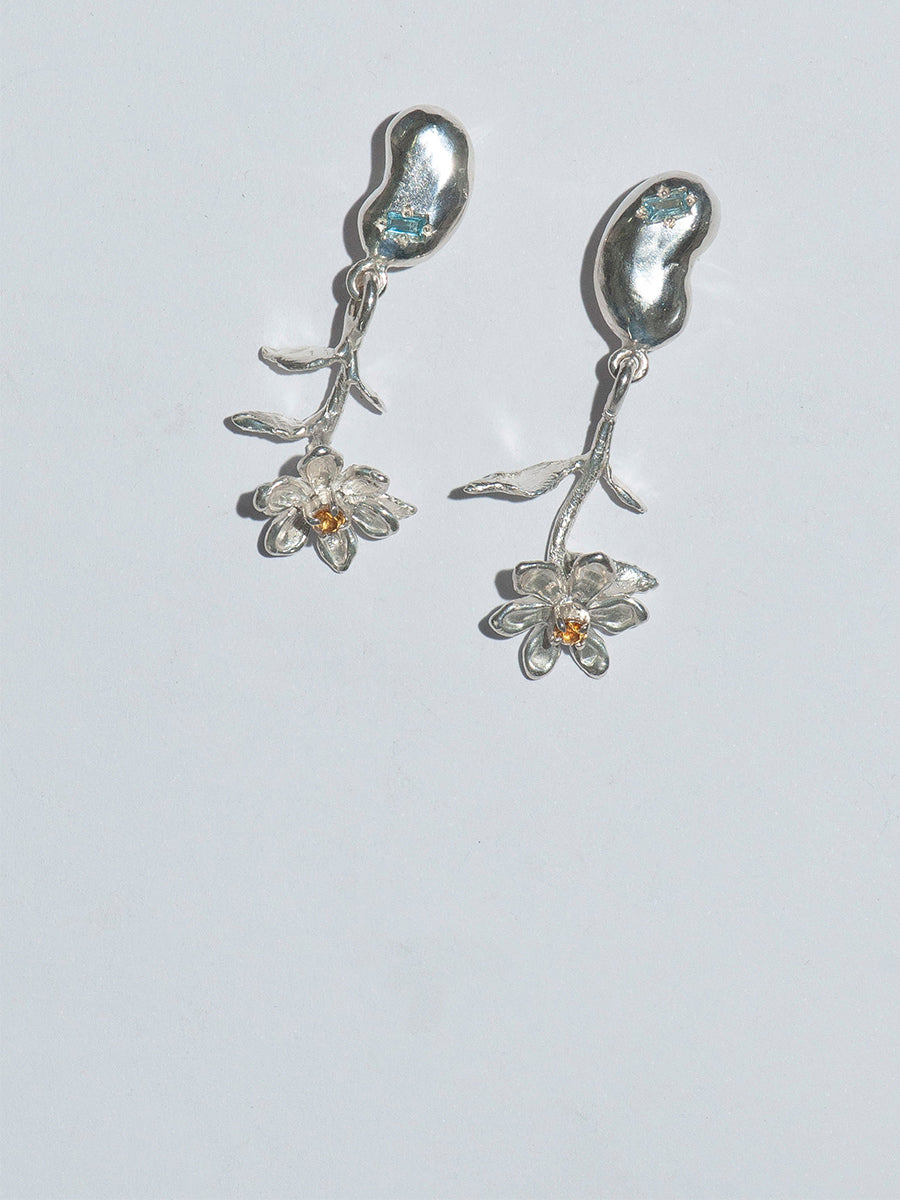 Flower Bean Earrings